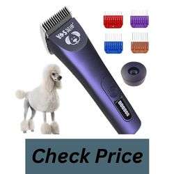 Shernbao Professional Cordless Poodles Grooming Clippers for Dog Coats