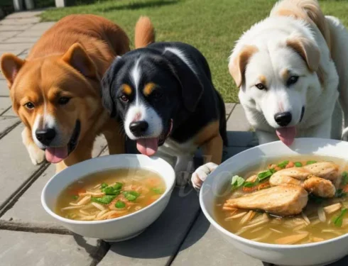 Can Dogs have Chicken Broth